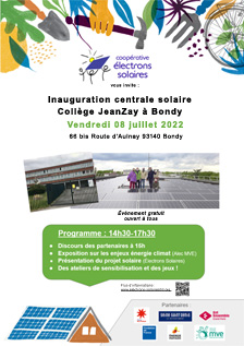 Affiche inauguration